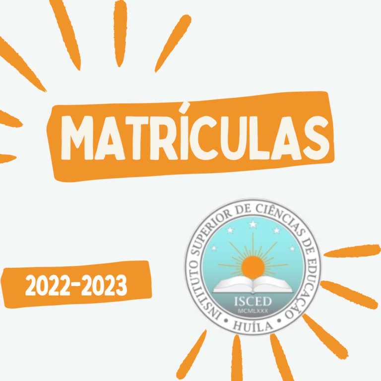 Confirmação de Matrículas para o Ano Académico 2022-2023